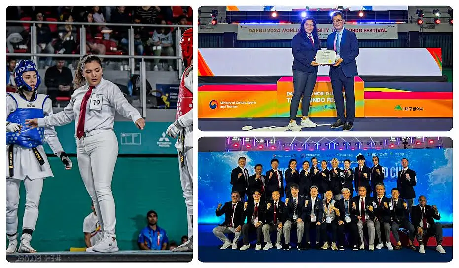 Jueza UDLAP de taekwondo participa en Corea del Sur