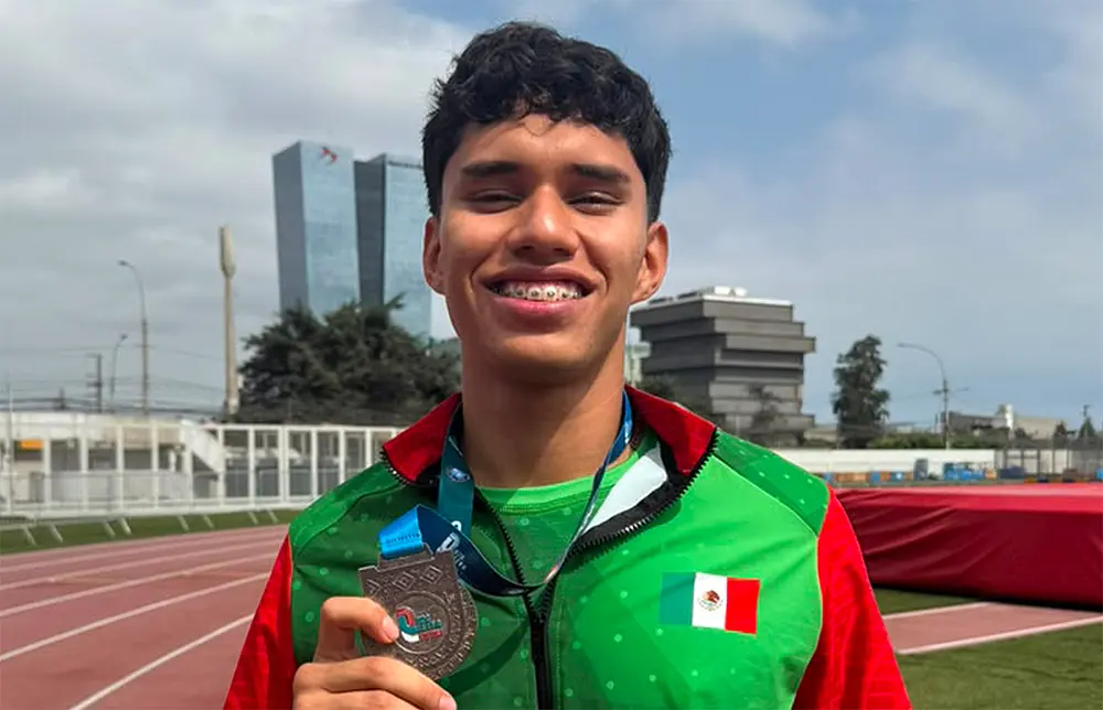 Amado Kalid pone en alto a UDLAP en NACAC Sub-23