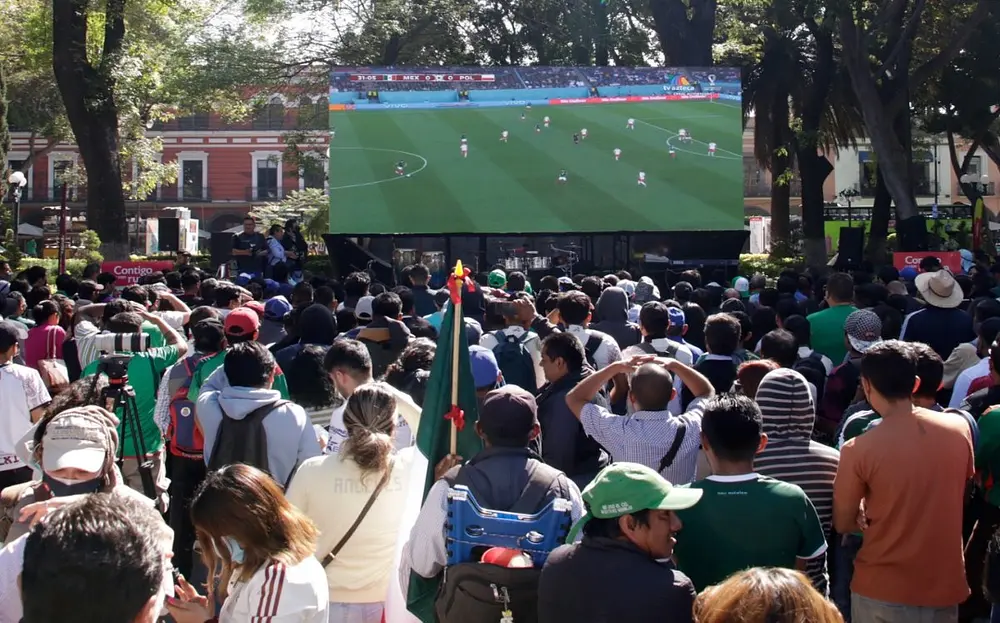 Puebla capital tendrá tres pantallas gigantes para ver el Mundial 2026