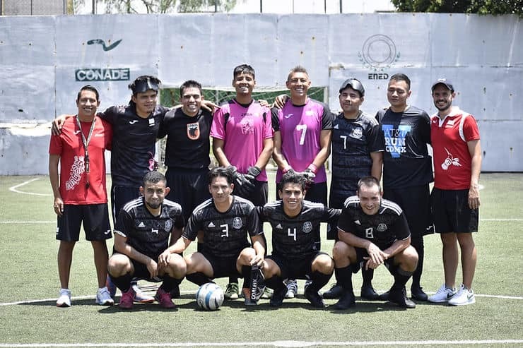 Encabezan poblanos al Tricolor de futbol para ciegos