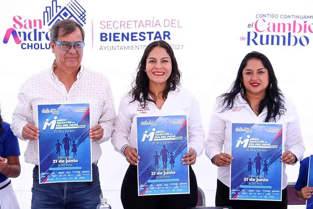 Medio Maratón del Día del Padre en San Andrés Cholula 2026: fecha, ruta e inscripciones