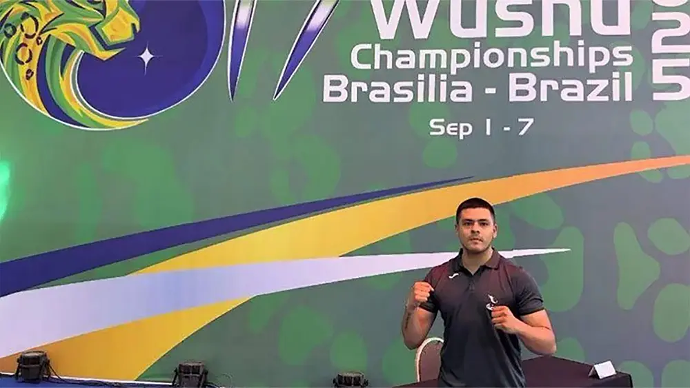Eduardo Cruz logra histórico bronce en Mundial de Wushu