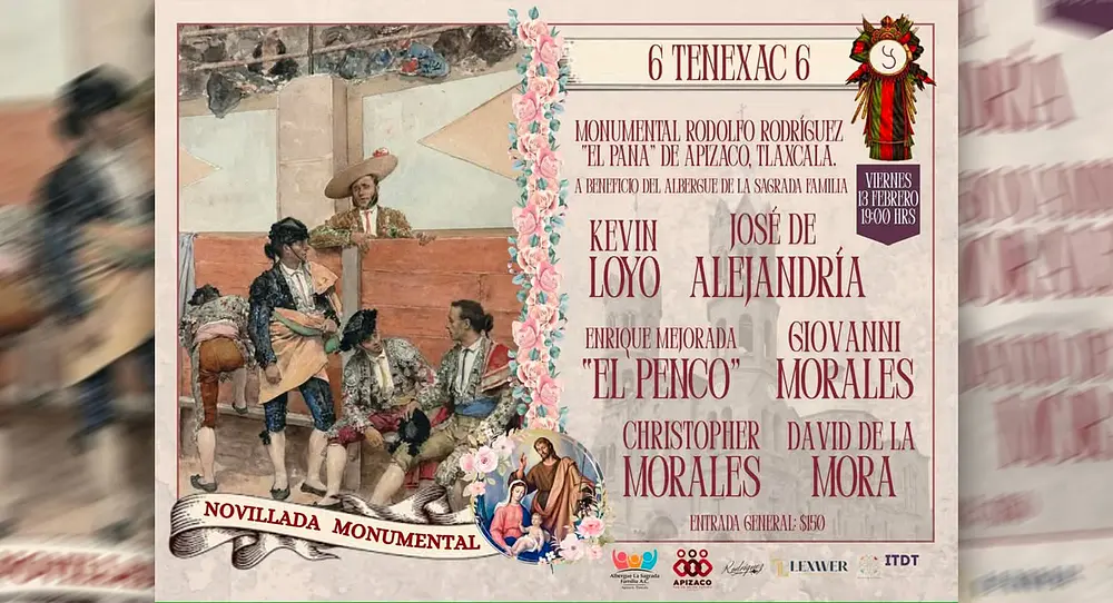 Anuncian novillada a beneficio del Albergue Sagrada Familia en Apizaco