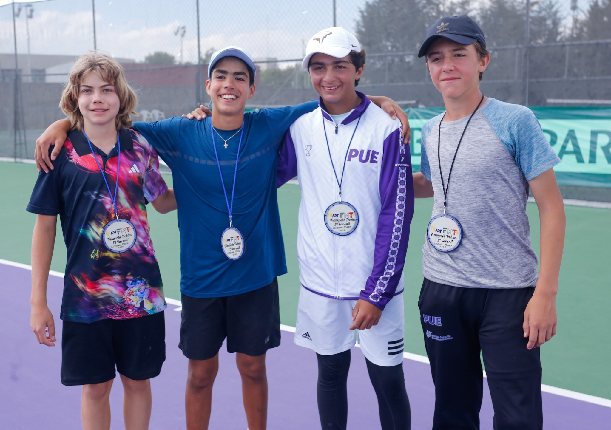 Se coronan campeones en dobles del Seccional Puebla 2023