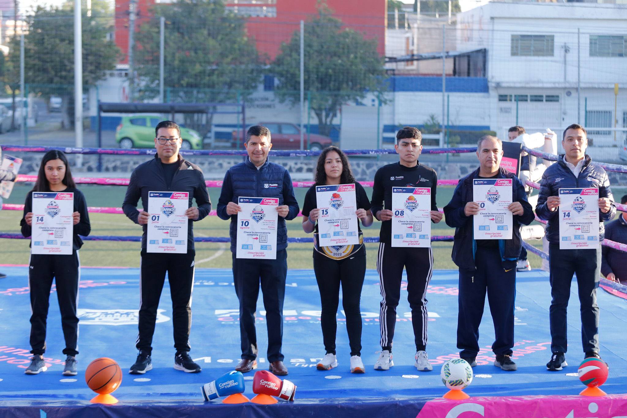 Presentan el Torneo de los Barrios 2023; voleibol y cachibol, las novedades