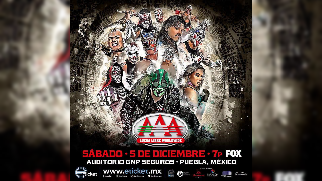 WWE y AAA vuelven a Puebla el 5 de diciembre
