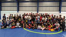 Selección de Puebla trabaja rumbo al Macrorregional de Kickboxing