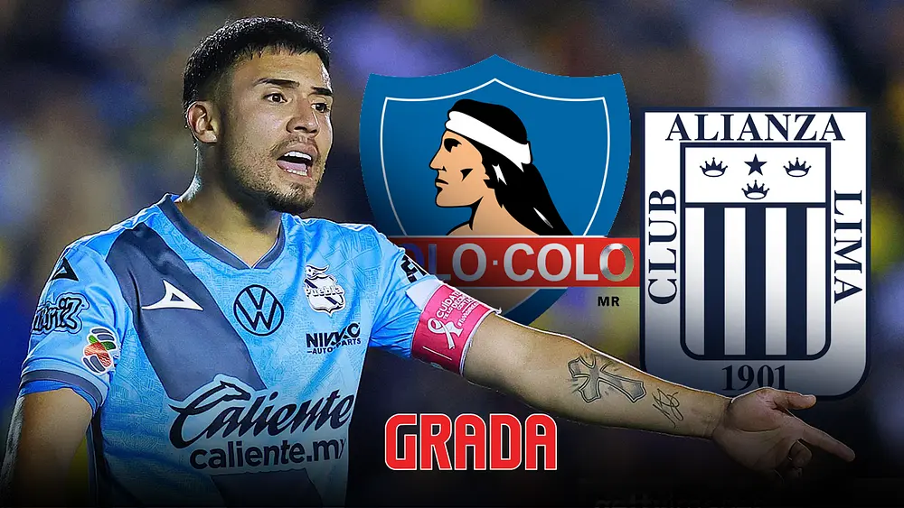 Nicolás Díaz, con un pie afuera del Puebla: Alianza Lima o Colo-Colo su destino