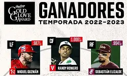 Premia LMP al emplumado Miguel Guzmán con el guante de oro