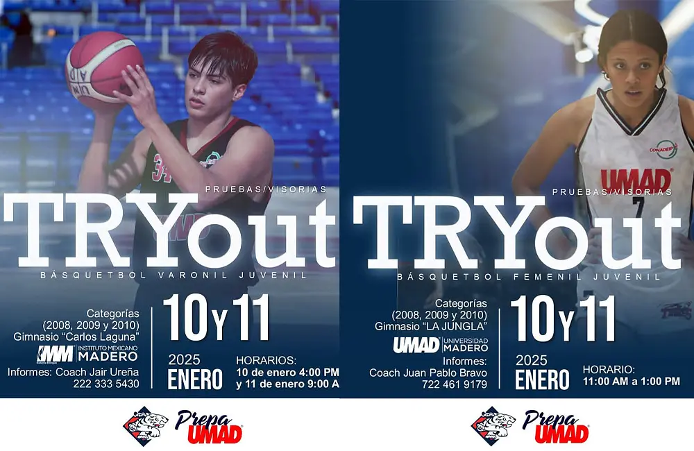 Tryouts de basquetbol UMAD 2025: fechas y cómo participar