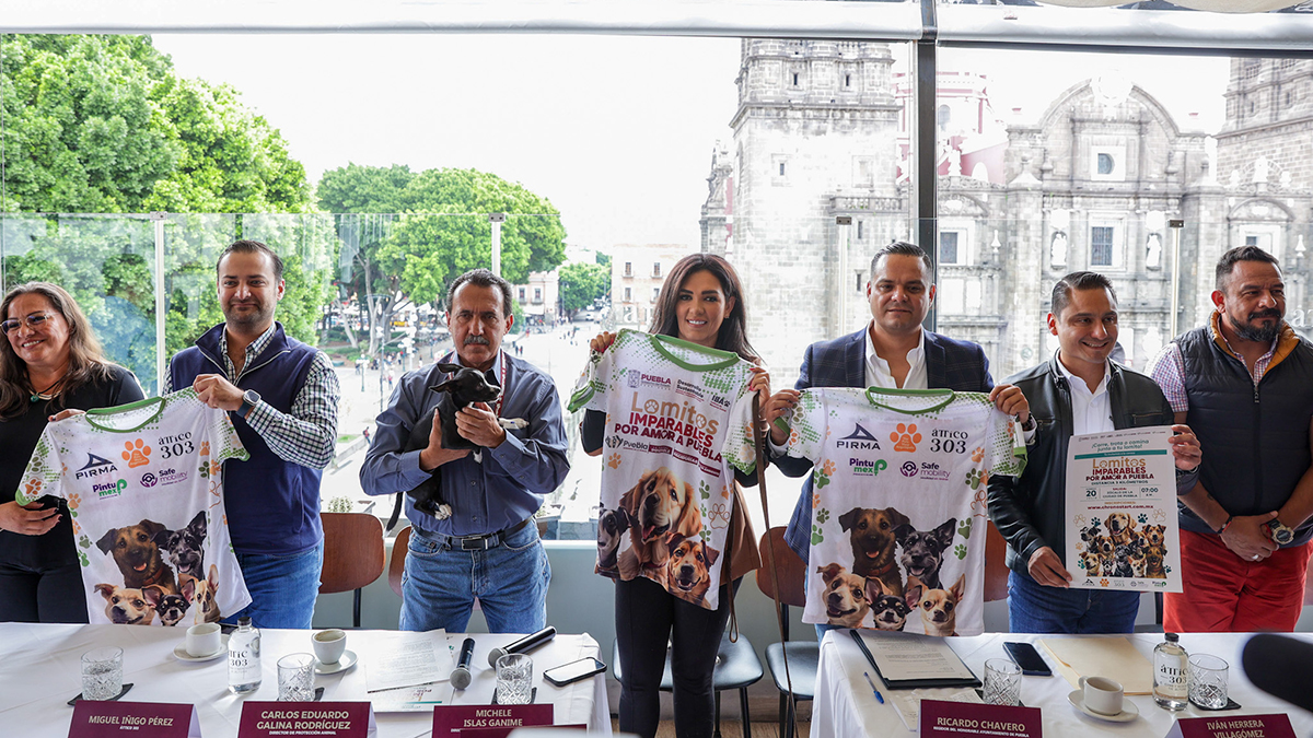 Presentan carrera “Lomitos Imparables Por Amor a Puebla 2025”