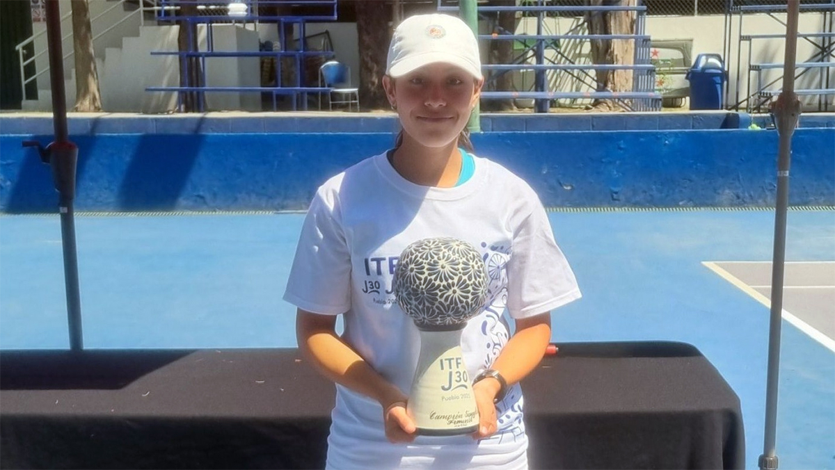 Fernanda Torres gana ITF J30 Puebla, primer título internacional juvenil