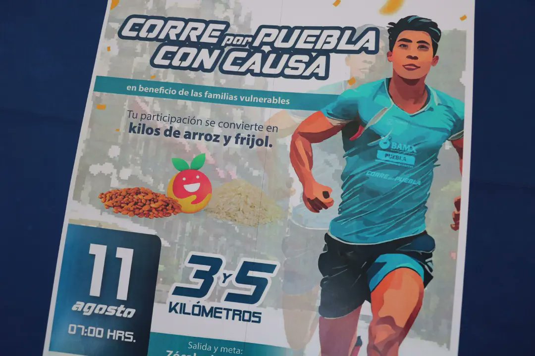 Presenta Ayuntamiento “Corre por Puebla con Causa 2024”