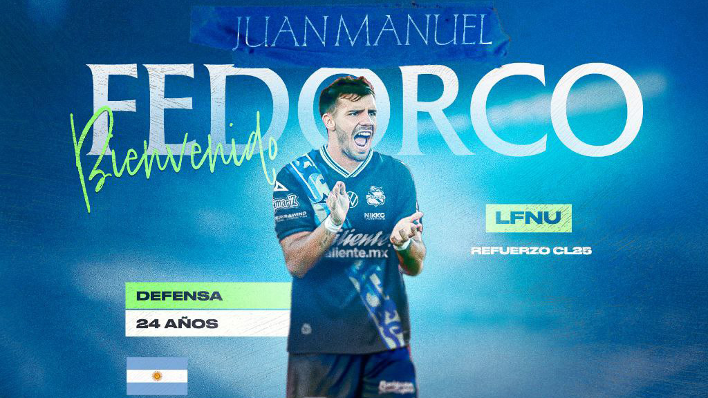 Oficial: Juan Manuel Fedorco es nuevo defensa del Club Puebla