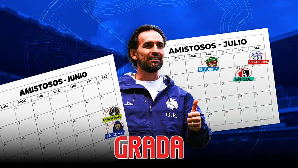 Apertura 2026: Club Puebla tendrá cinco partidos de preparación