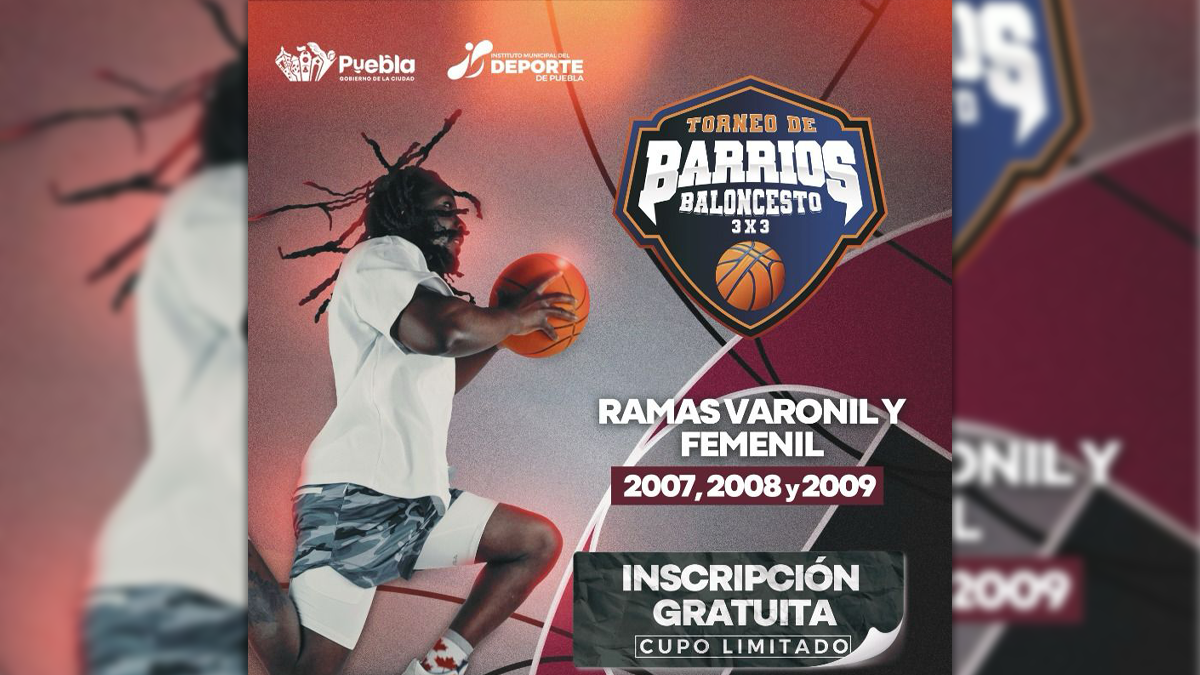 Anuncia IMDP Torneo de los Barrios Baloncesto 3x3