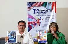 Presentan en el Congreso de Puebla la Carrera Migrante con Causa 2025