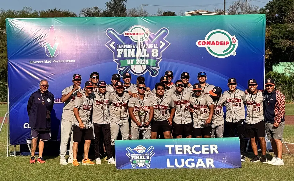 Bronce de Halcones Inter en Nacional CONADEIP de Béisbol