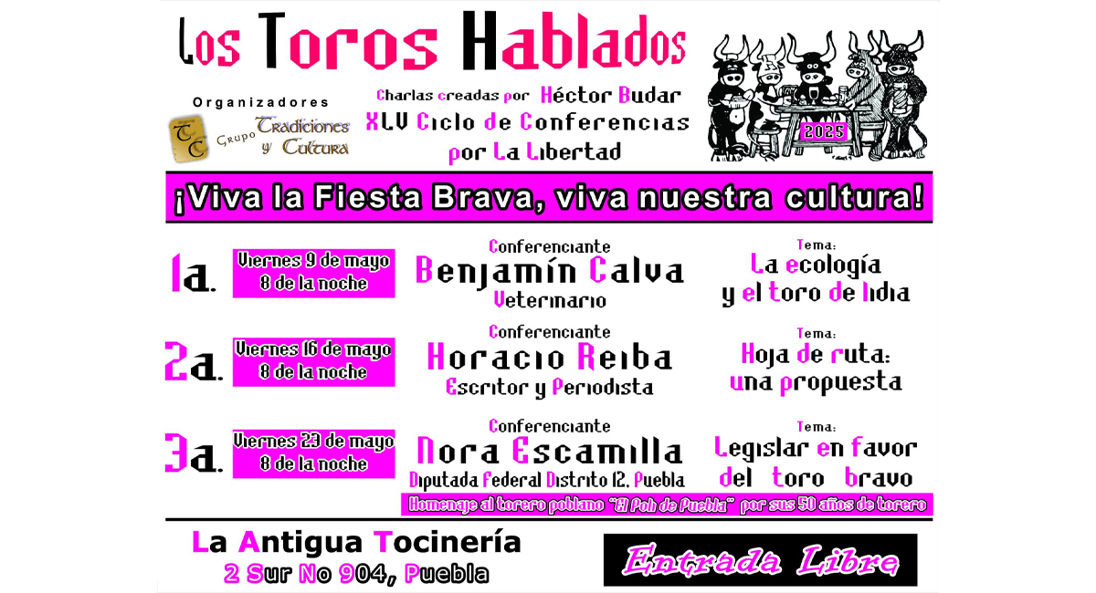 “Los Toros Hablados” vuelven a Puebla