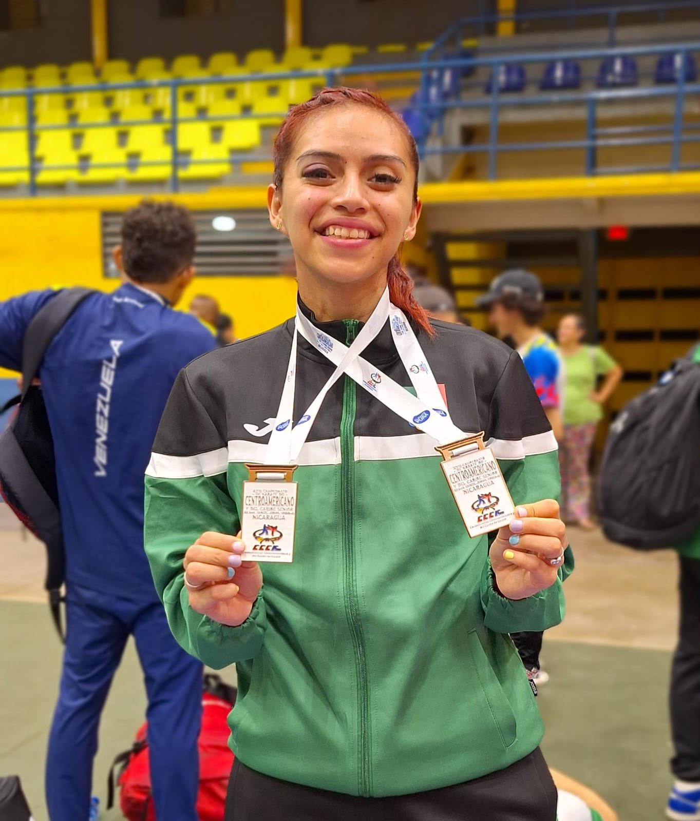 Yuriko Cortes consigue par de medallas en campeonato de Karate en Nicaragua