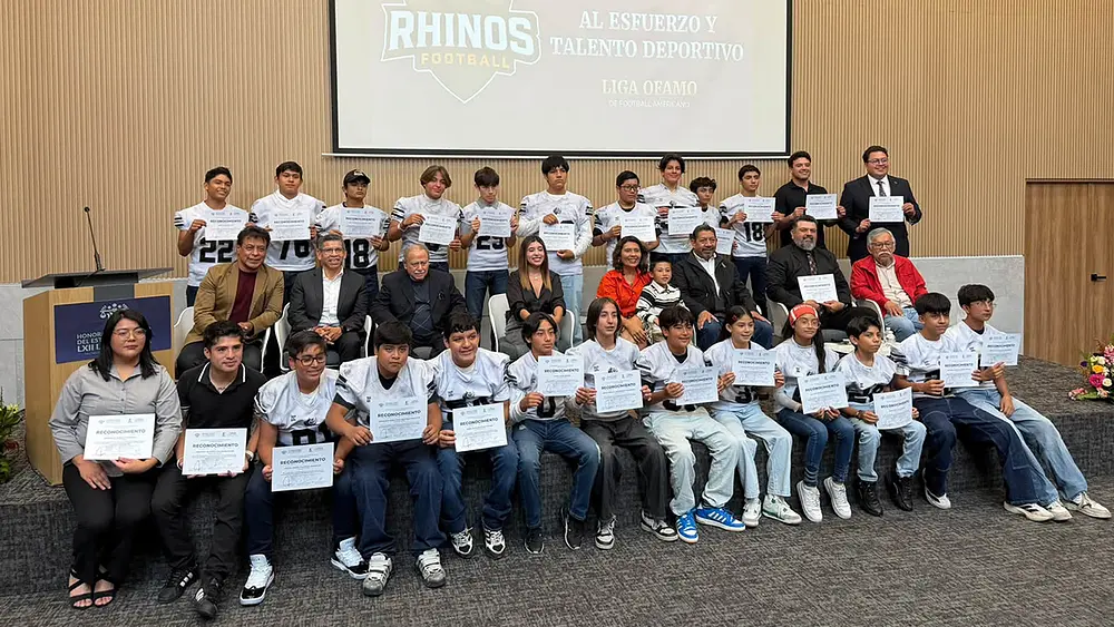 Congreso de Puebla reconoce a Rhinos Football