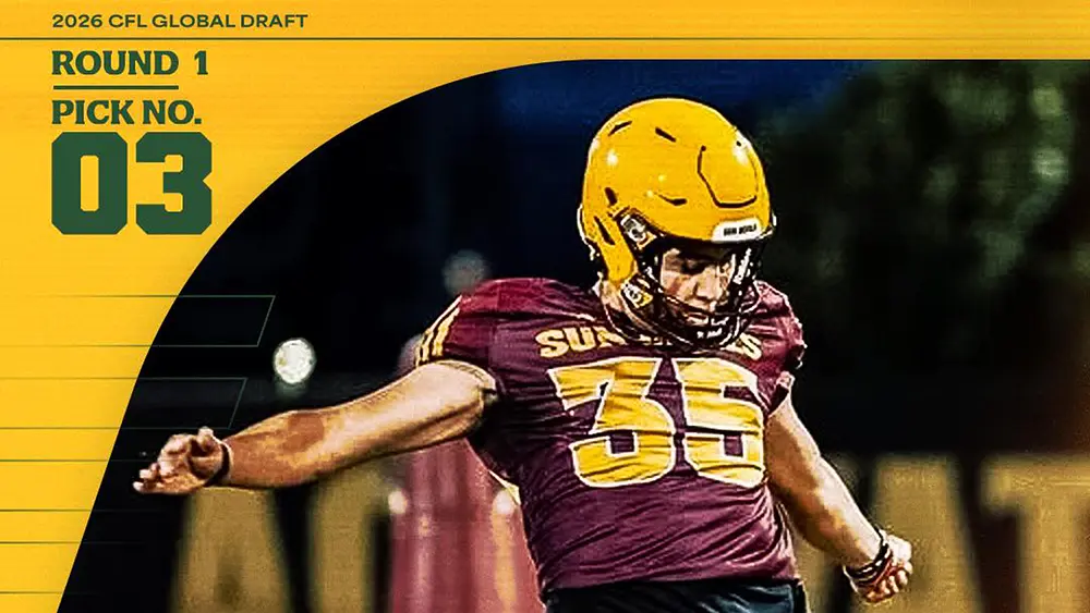 Tercer pick de la CFL: Jesús Gómez firma con Edmonton Elks