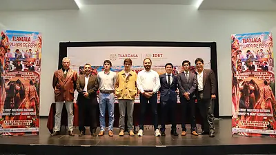 Presentan cartel de la Novillada Sin Picadores de la Feria Tlaxcala 2026