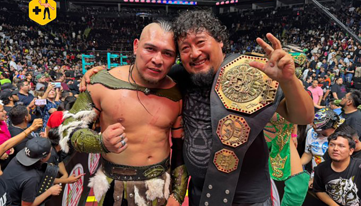 Hijo del Vikingo retiene Megacampeonato AAA en Triplemanía Regia