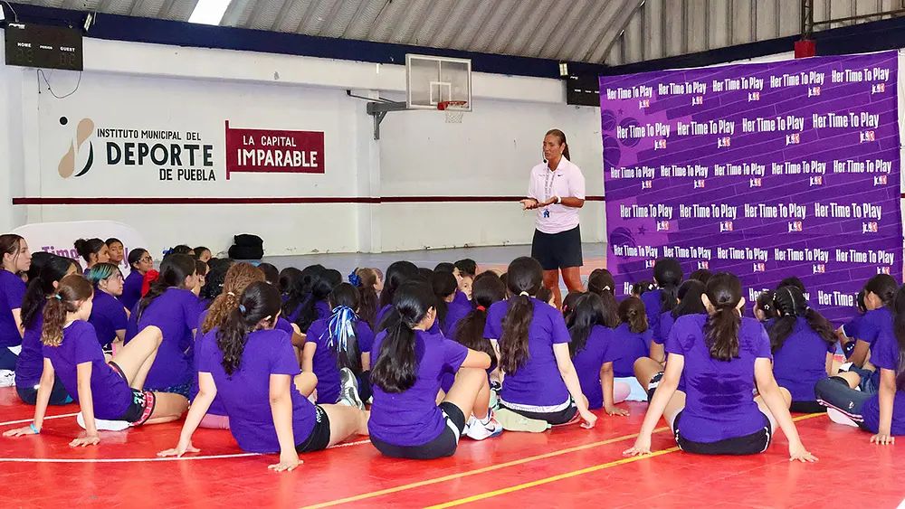 Puebla capital recibió nueva clínica de Jr. NBA femenil 