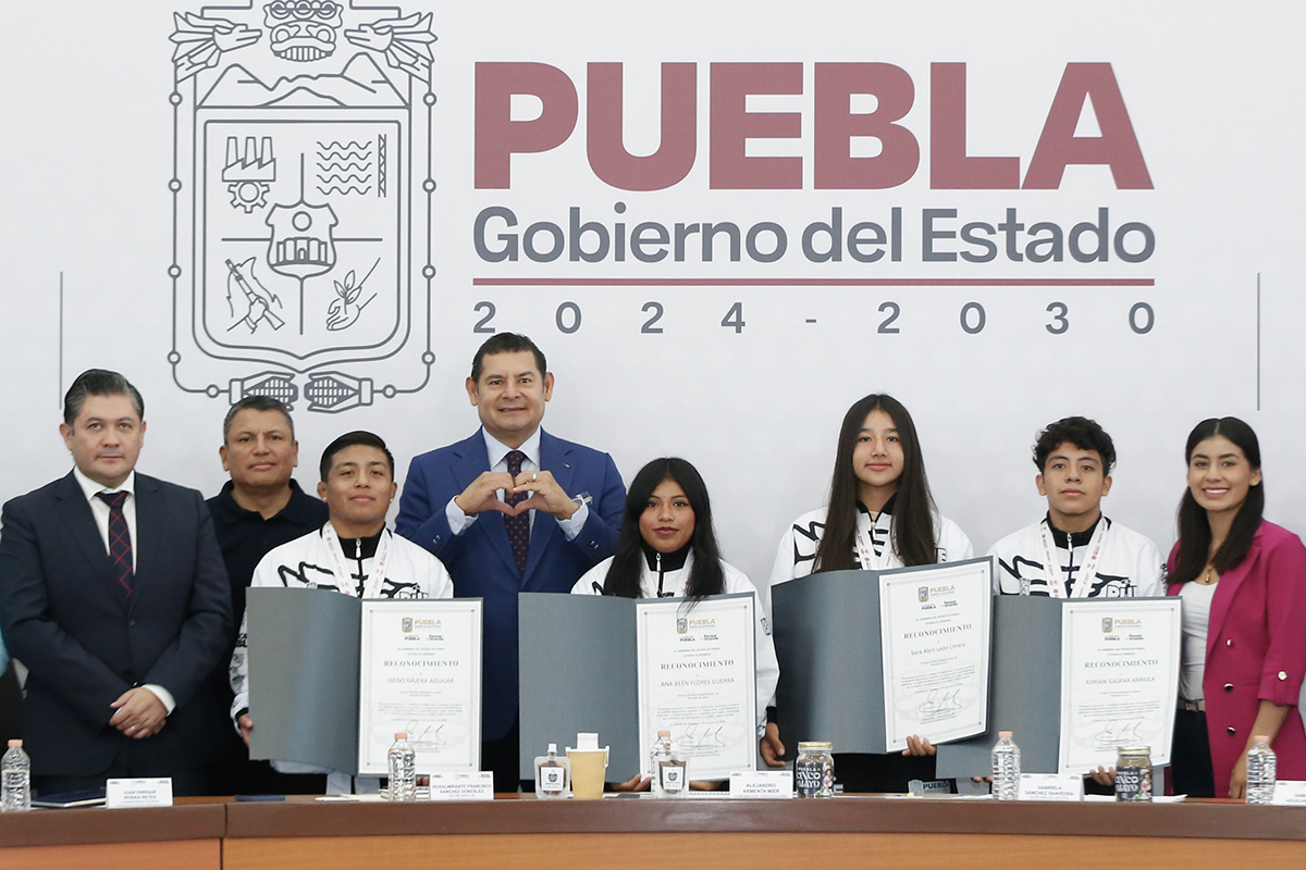 Resaltan medallero poblano en Olimpiada Nacional 2025