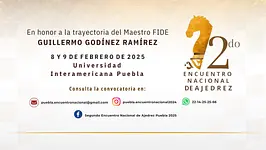 2do. Nacional de Ajedrez Puebla repartirá 70 mil pesos