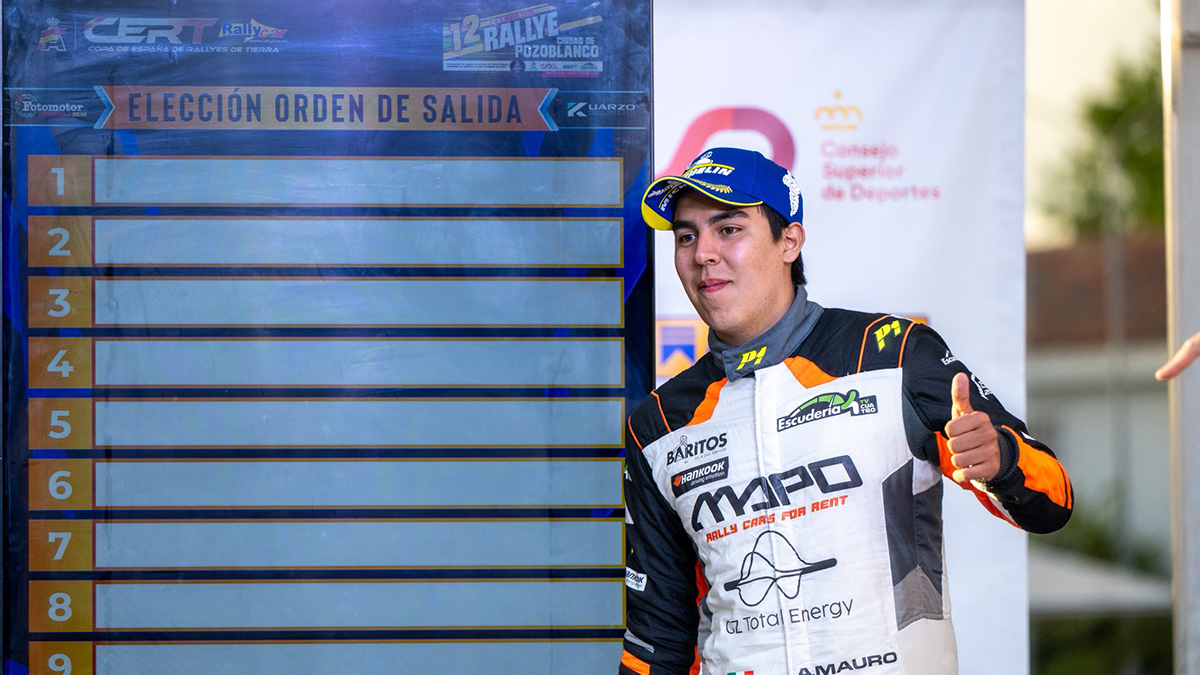 Alejandro Mauro remonta para 2.º lugar del Rally de Pozoblanco