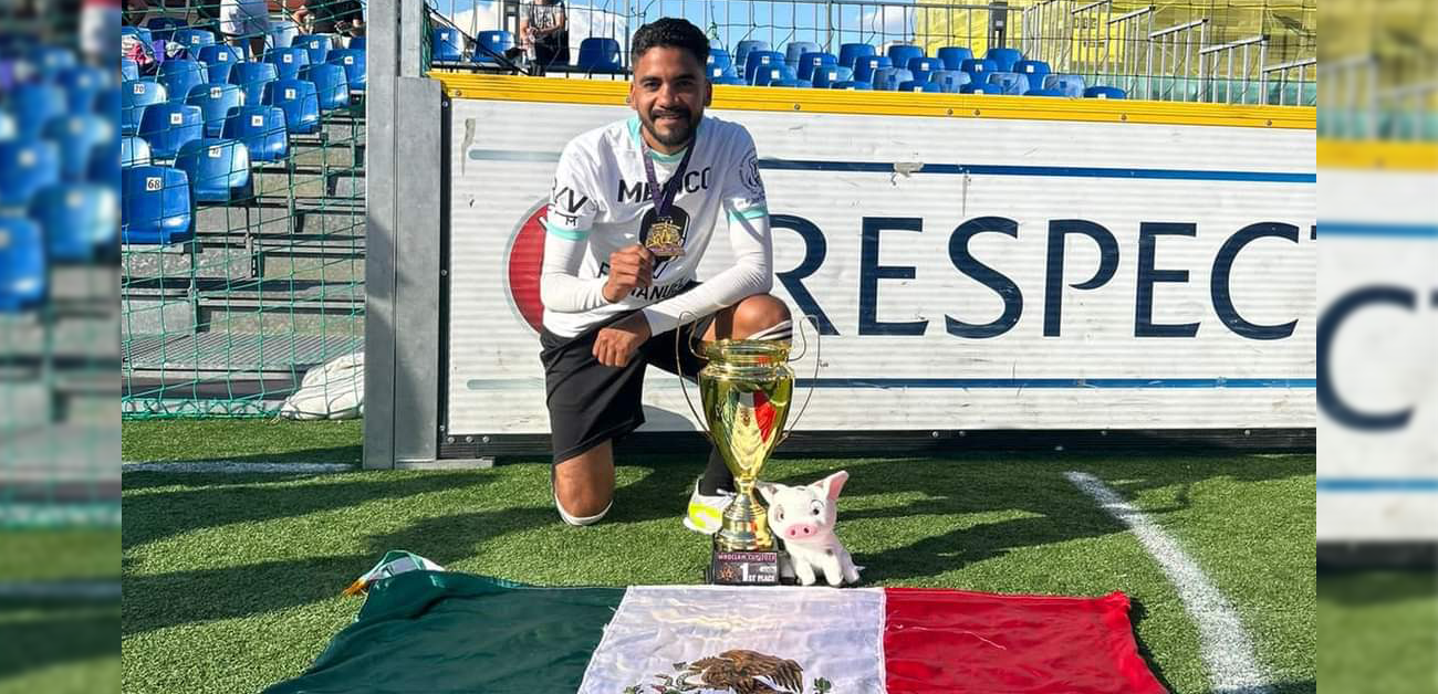 Emmanuel Escobar, bicampeón con México en Street Soccer