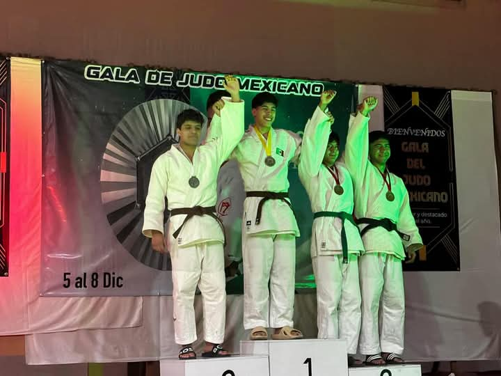 Concluye exitoso año para judo poblano en Gala de Oaxtepec