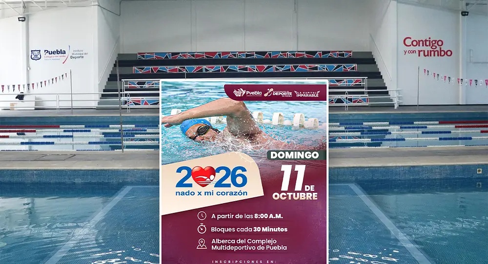 IMDP anuncia “Nado por mi corazón 2026”: fecha e inscripciones