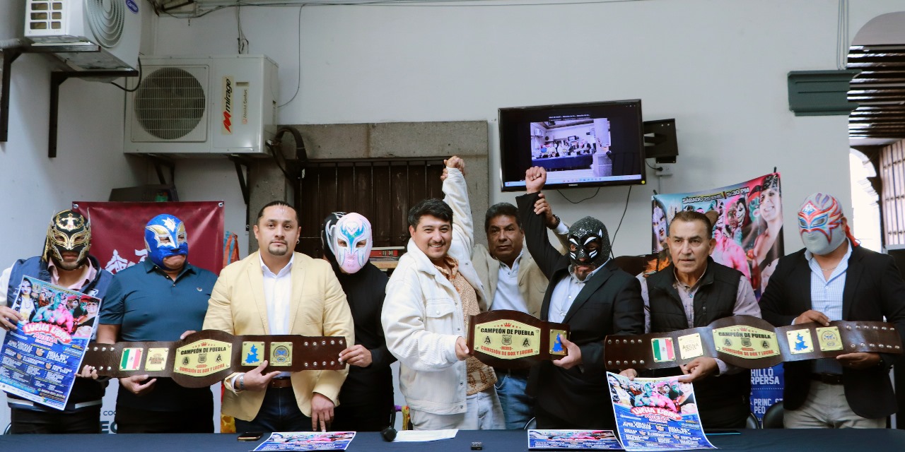 Puebla tendrá Campeonato de Lucha Libre