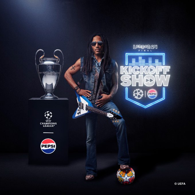 Lenny Kravitz dará el espectáculo de la final de Champions League 2024