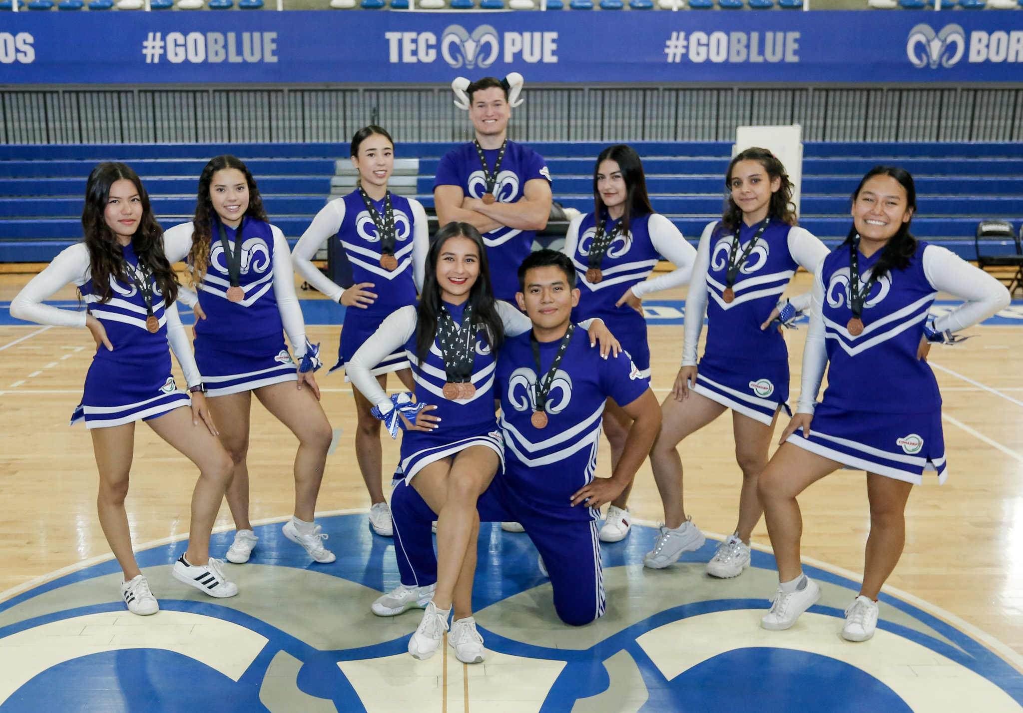 Aporte masculino, trascendente en equipo Cheer de Borregos Puebla