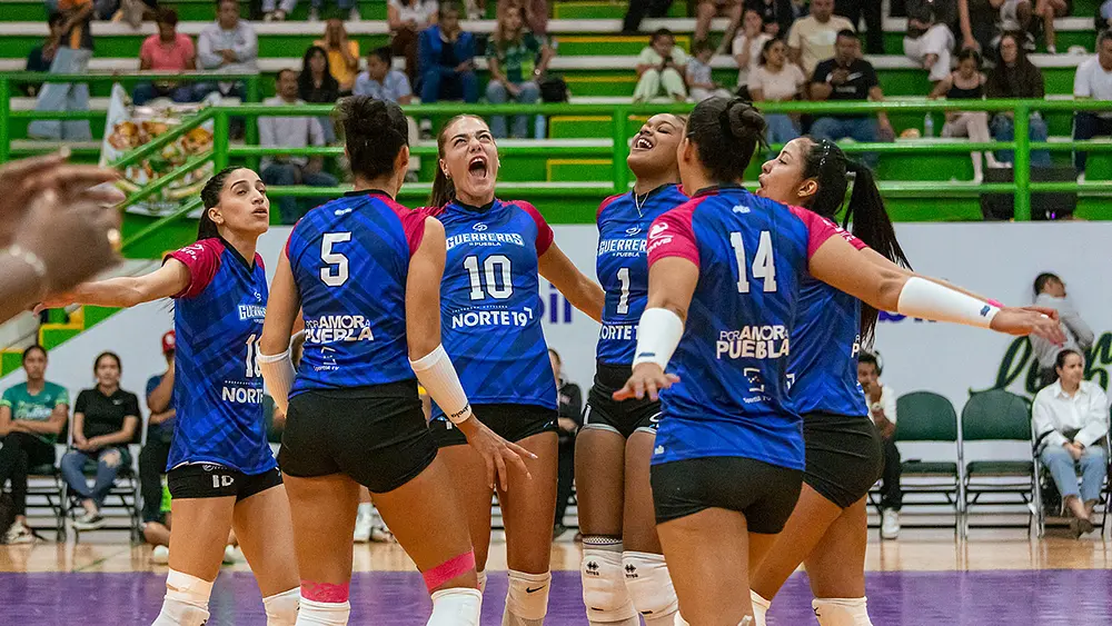 Guerreras de Puebla, a un paso de clasificar al Final Four LVP