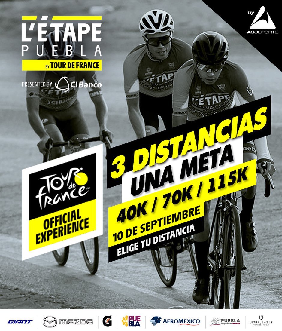 Invitan a ciclistas poblanos a L'Étape Puebla del Tour de Francia