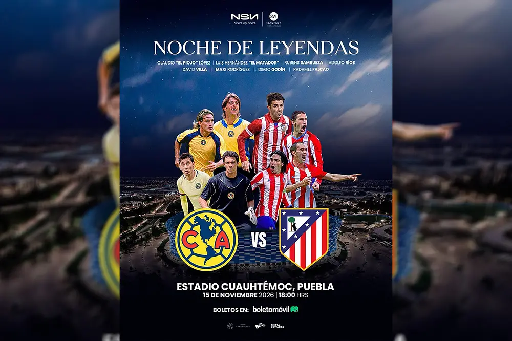 Partido de Leyendas América vs. Atlético de Madrid en Puebla: costos y dónde comprar boletos