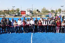 Estrenan cancha similar a las del Mundial de Futbol 7