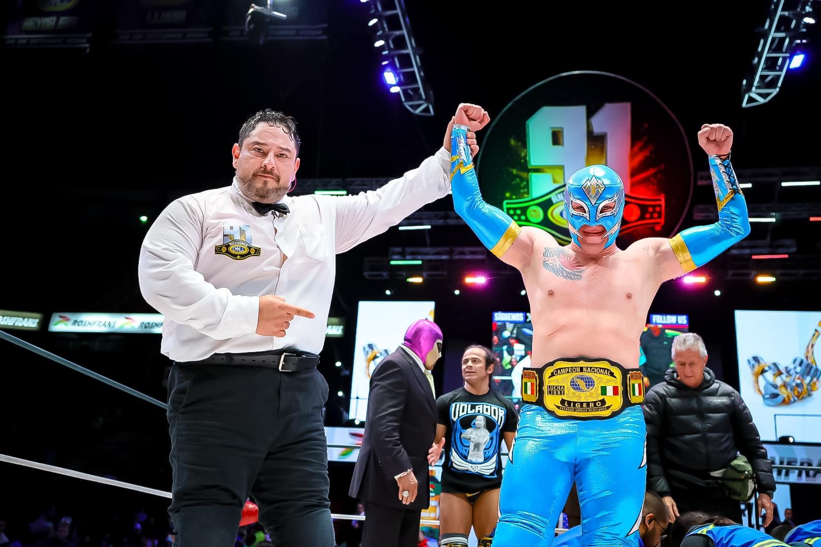 Rayo Metálico se proclamó campeón Nacional Ligero del CMLL