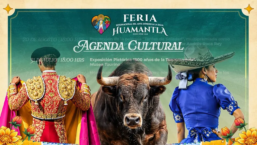 Huamantla tendrá agenda cultural taurina para la Feria 2026