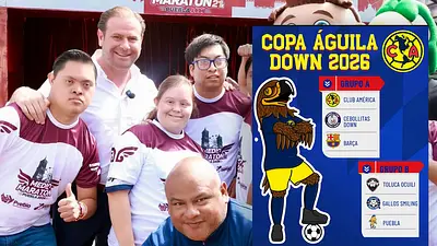 Puebla jugará en la Copa Águilas Down 2026