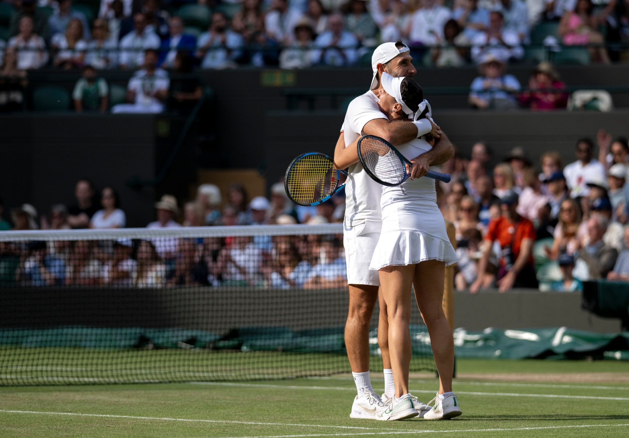 Santiago González y Giuliana Olmos llegan a final de mixtos en Wimbledon