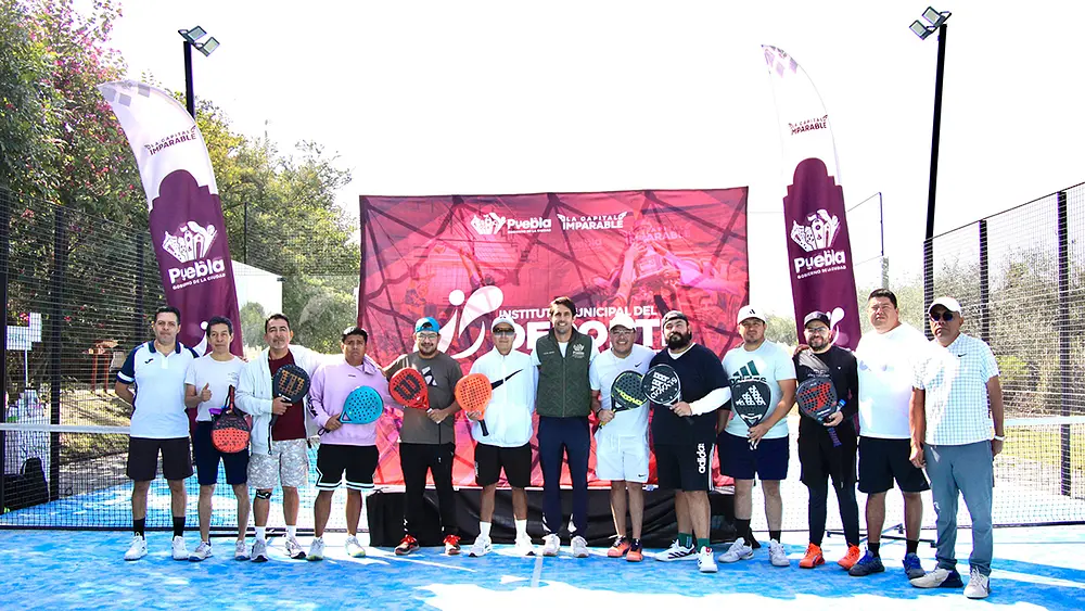 Celebran primer Torneo Municipal de Pádel Puebla 2025