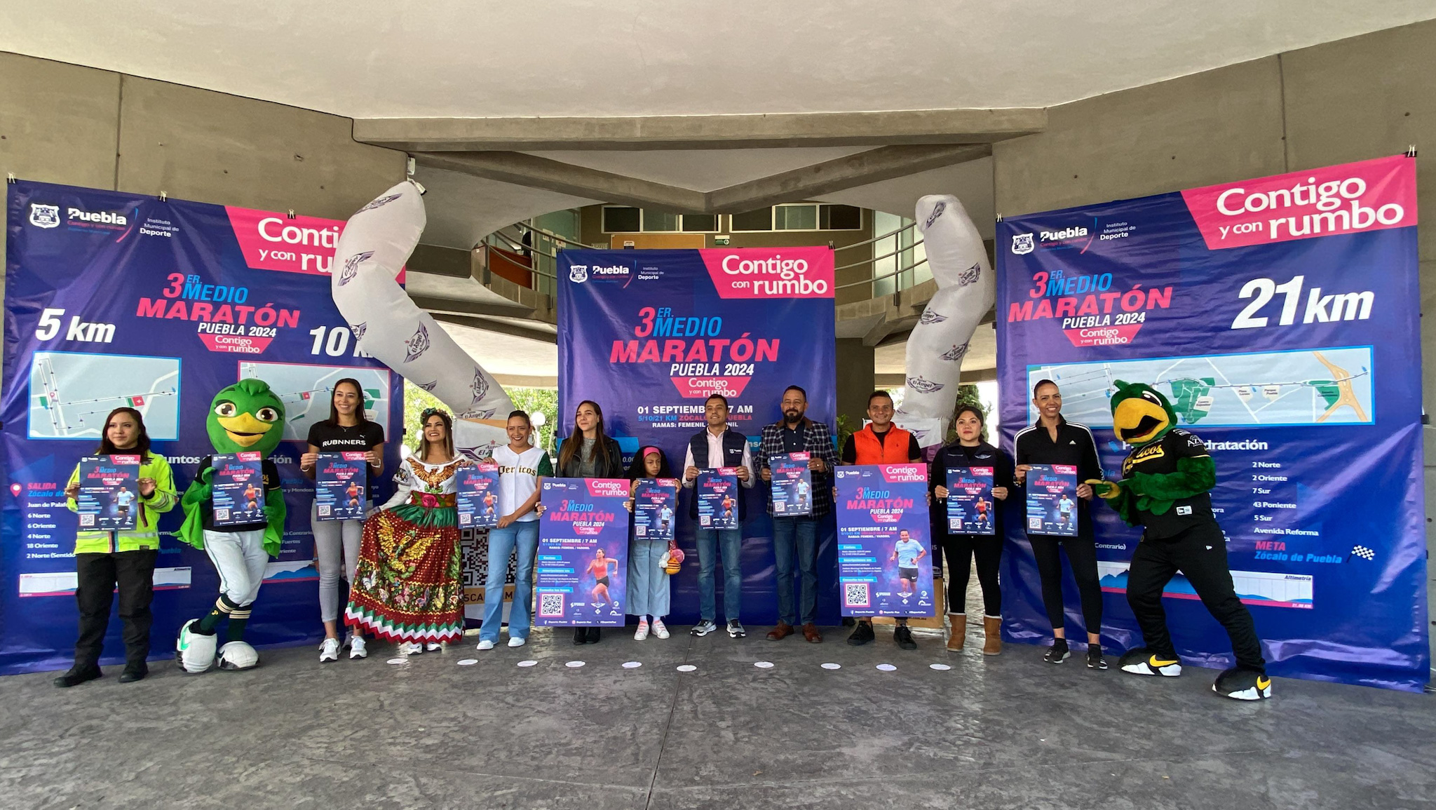 Ayuntamiento de Puebla presenta 3er. Medio Maratón; habrá 4 mil corredores