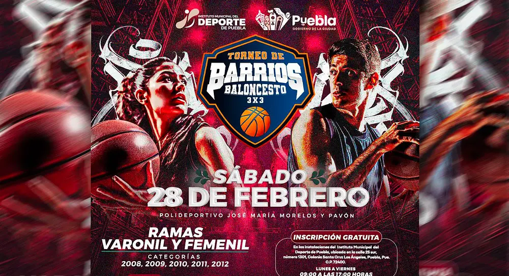 IMDP lanza convocatoria para Torneo de los Barrios 2026 Baloncesto 3x3