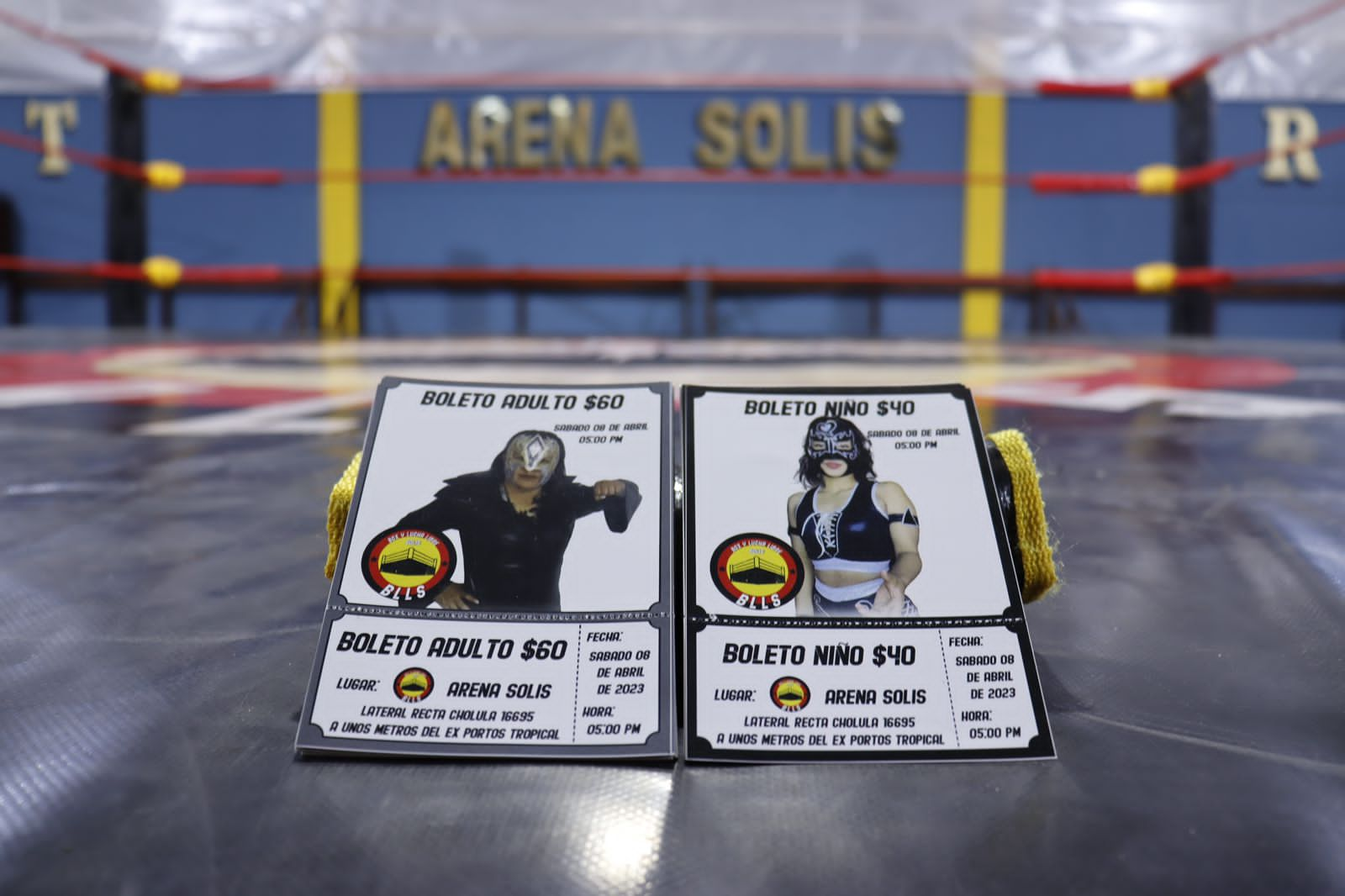 Arena Solís espera un sábado de gloriosa lucha libre